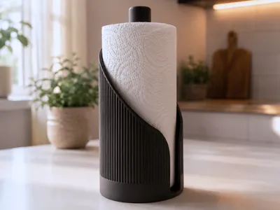 Fluted Kağıt Havlu Standı